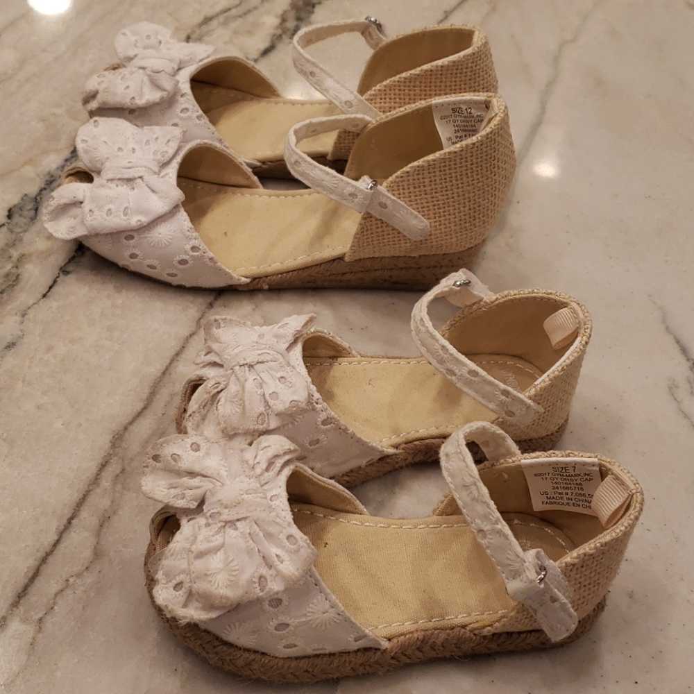 Worn once.. Little Girl Espildrilles